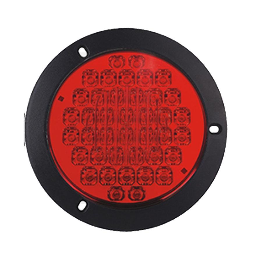 PLAFON 4" 36 LED ROJO