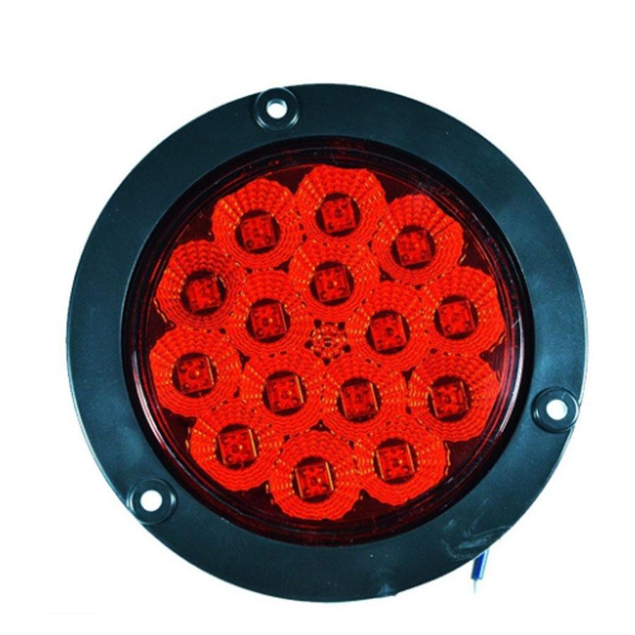PLAFON 4" 15 LED ROJO