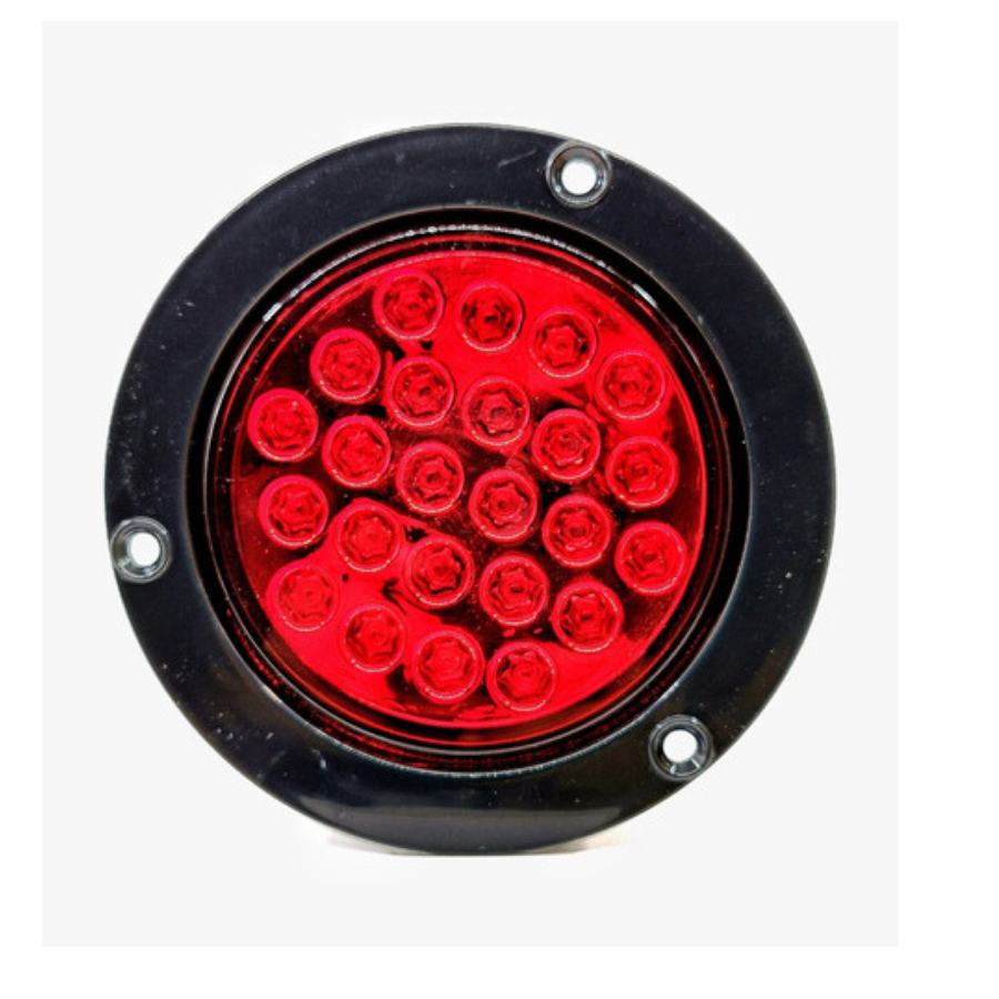 PLAFON 4" 24 LED ROJO BAJA/ESTROBO