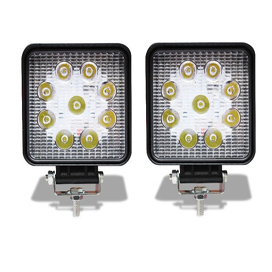 FARO 9 LED BCO/AMBAR MINI