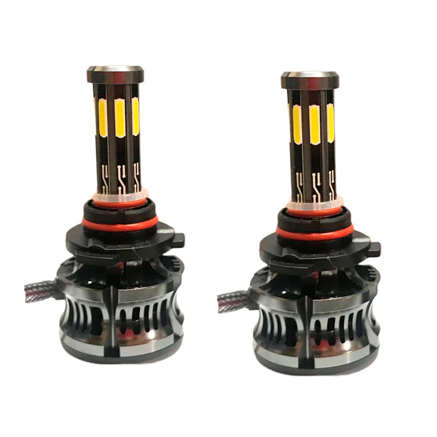 KIT FOCO LED 9005 8 CARAS
