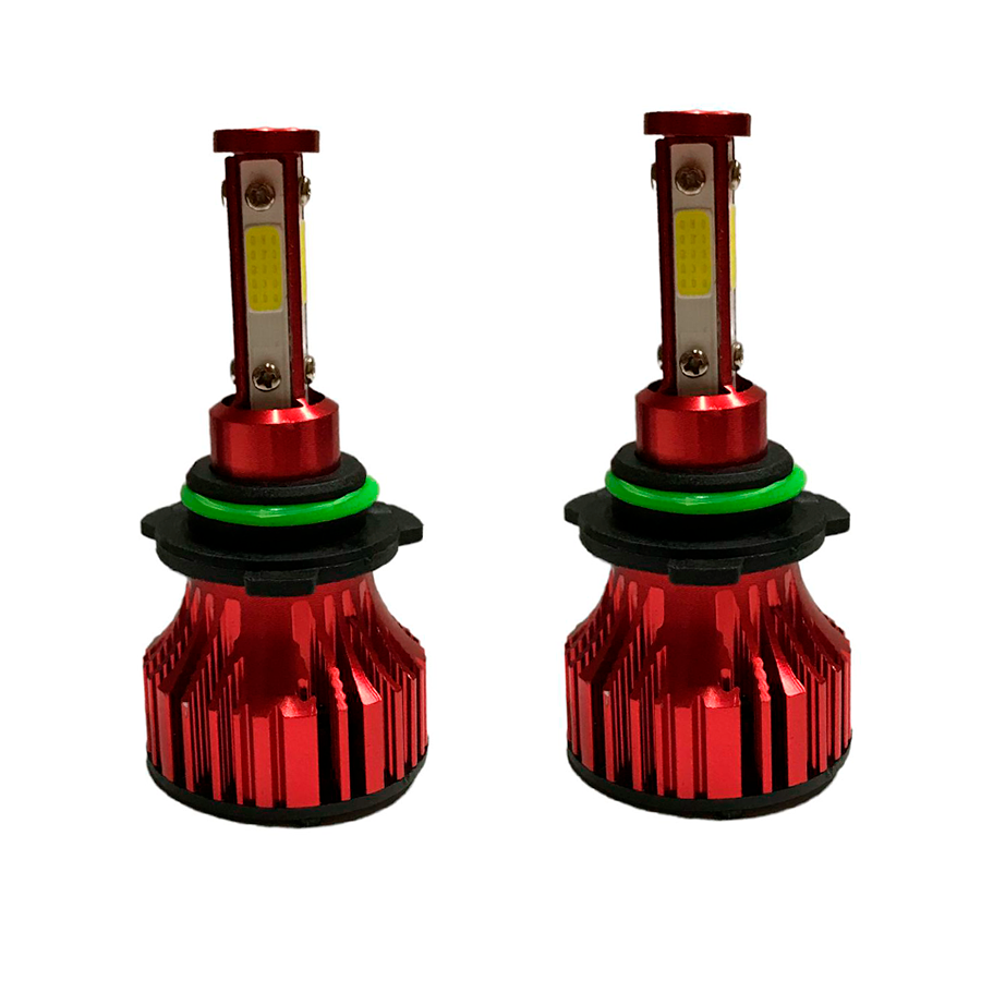 KIT FOCO LED 9006 4 CARAS 6000K