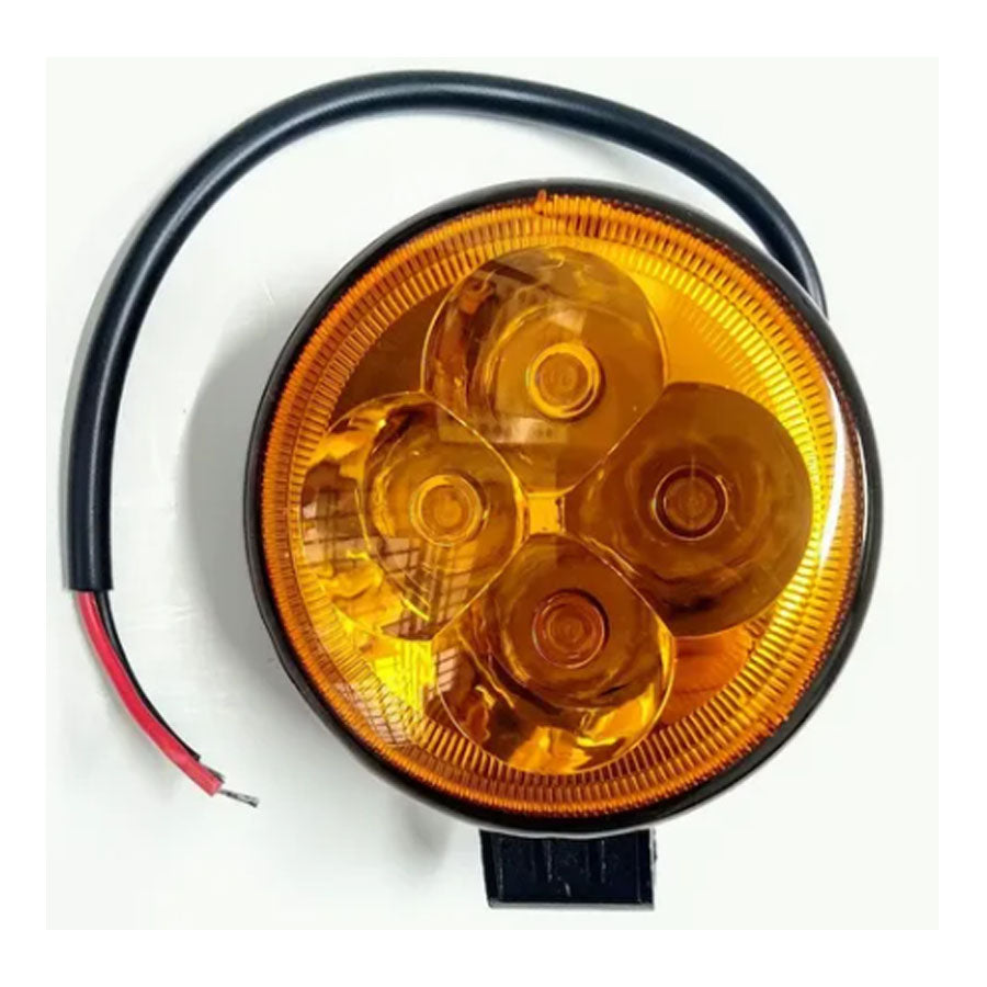 FARO 4 HIPERLED 12W REDONDO 3 AMBAR