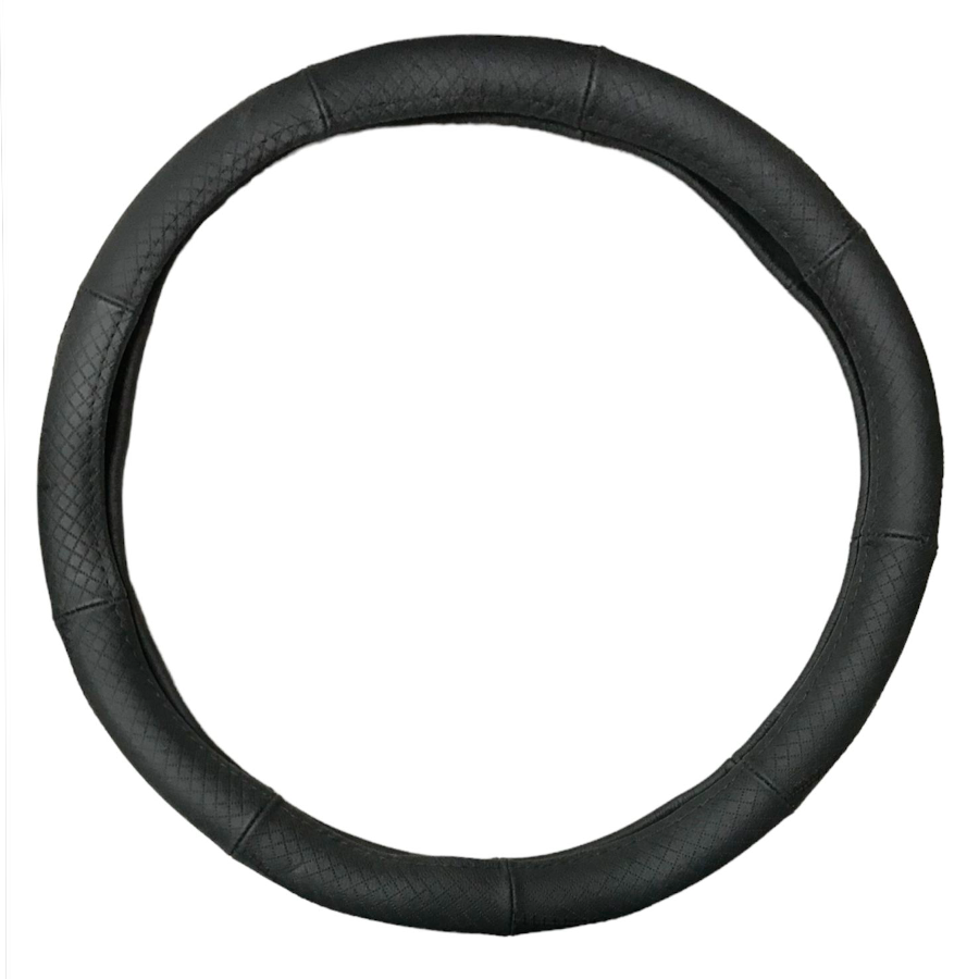 CUBRE VOLANTE PIEL NEGRA GRANDE