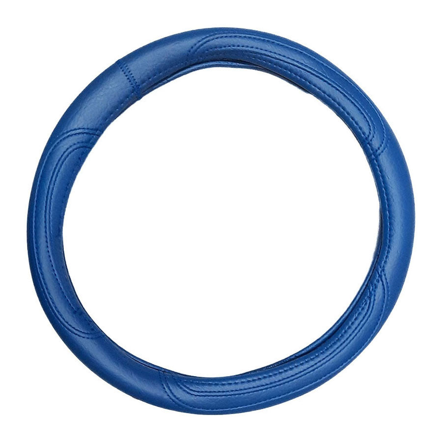 FUNDA VOLANTE VINIL AZUL