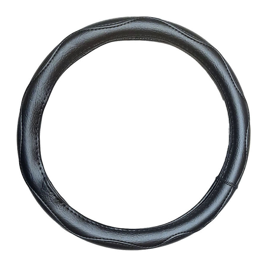 FUNDA VOLANTE VINIL NEGRO