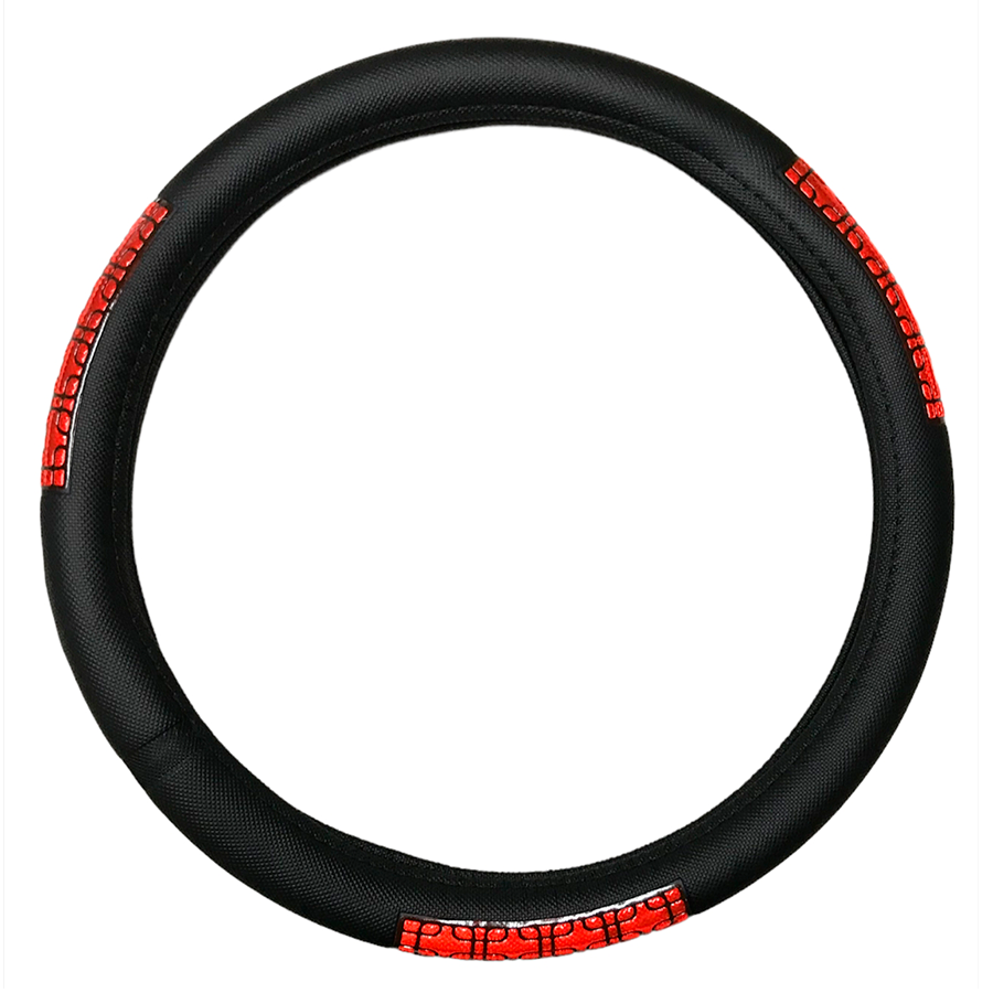 FUNDA VOLANTE NEGRA-ROJA IEC7054200