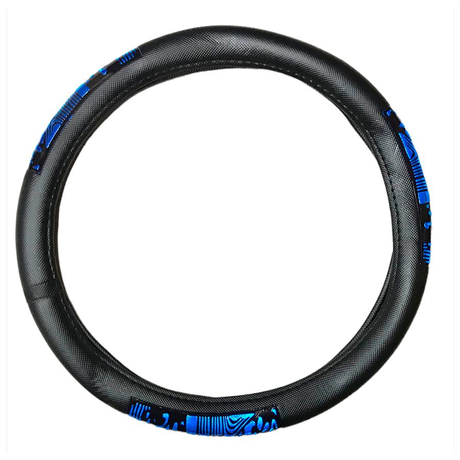 FUNDA DE VOLANTE C/REFLEJANTE AZUL