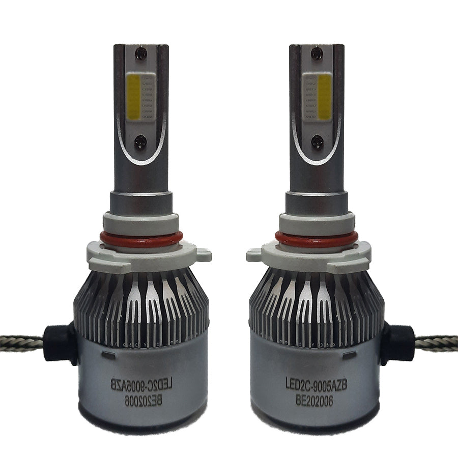 FOCO LED 9005 2 CARAS BICOLOR CAMBIABLE AZUL-BCO