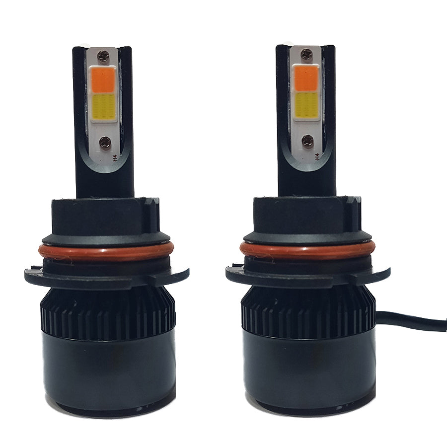 FOCO LED 9007 ROJO BLANCO