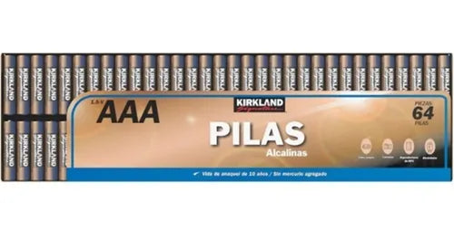 PILAS ALCALINAS KIRLAND AAA 1.5V