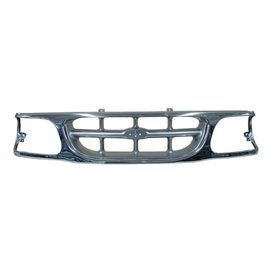 PARRILLA EXPLORER 95-01 CROMADA/ GRIS C/MOLD FARO