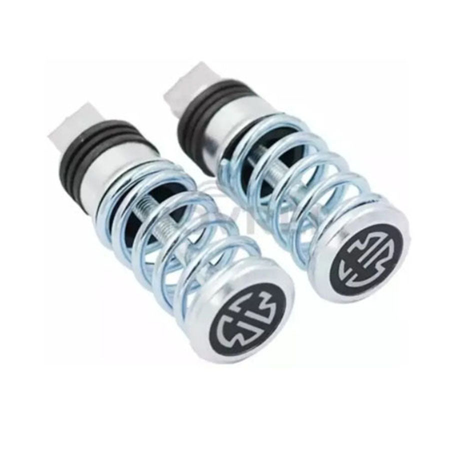 POSAPIE JGO ALUMINIO C/LUZ RESORTE PLATA