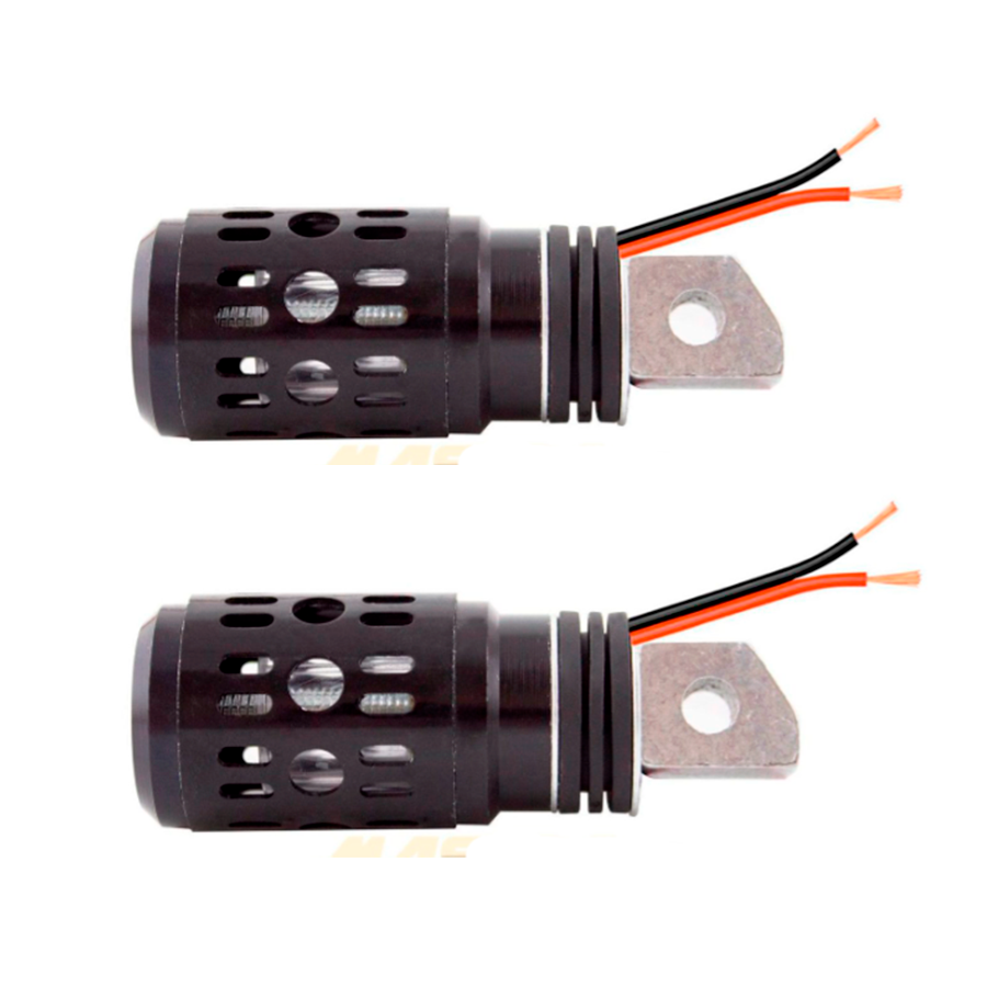 POSAPIE ALUMINIO C/LUZ NEGRO