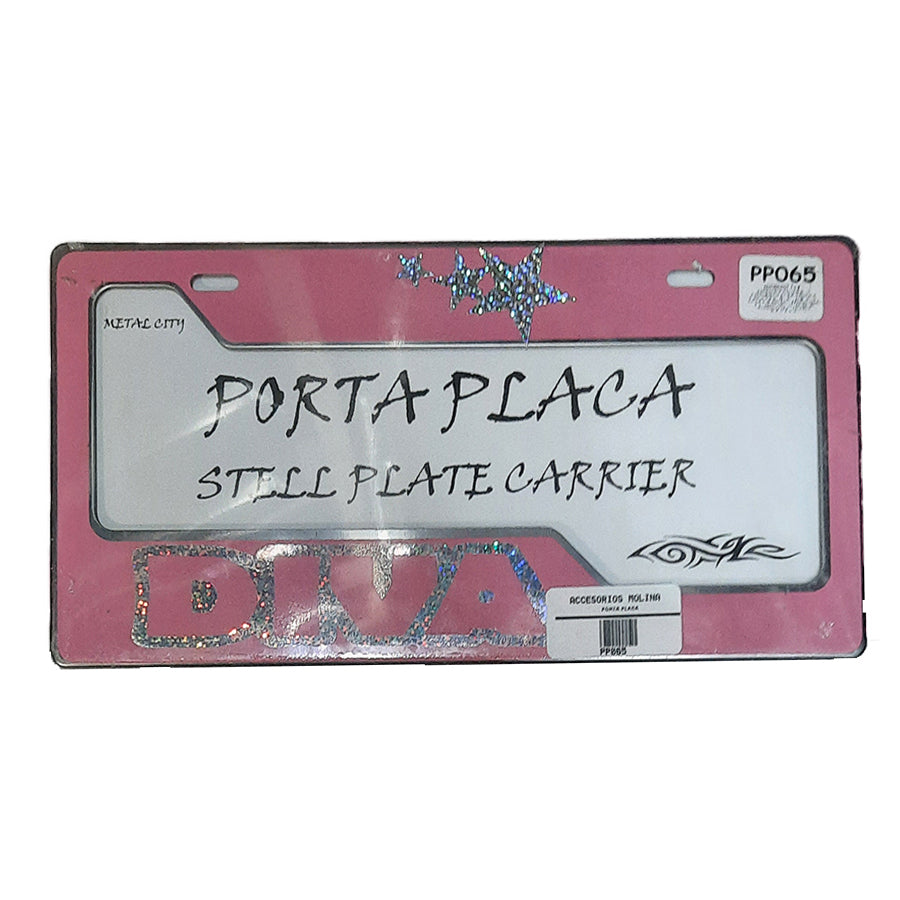 PORTA PLACAS DIVA PP065