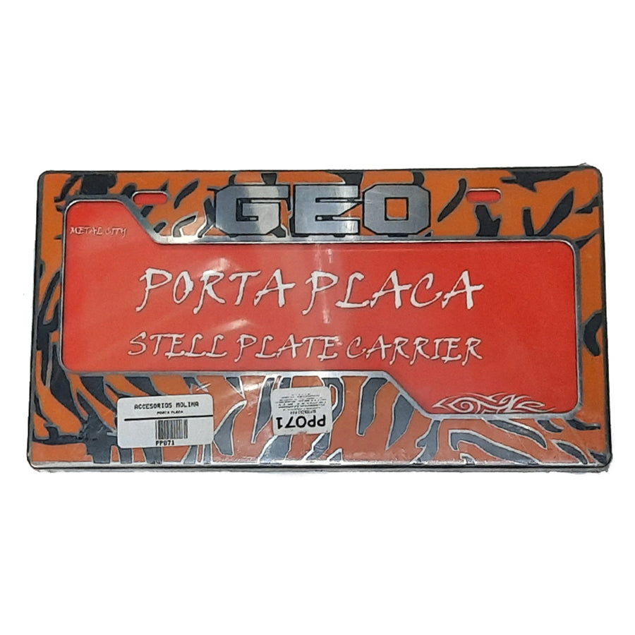 PORTA PLACA GEO PP071