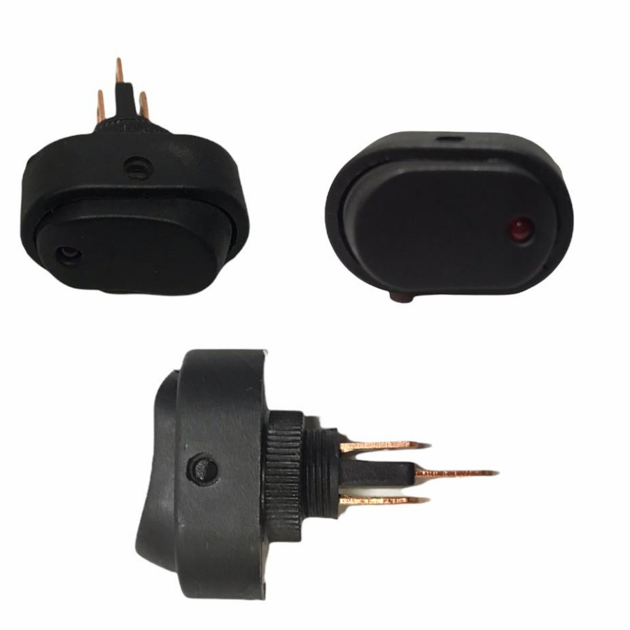 SWITCH TECLA 1 PASO NARANJA 4 PINO