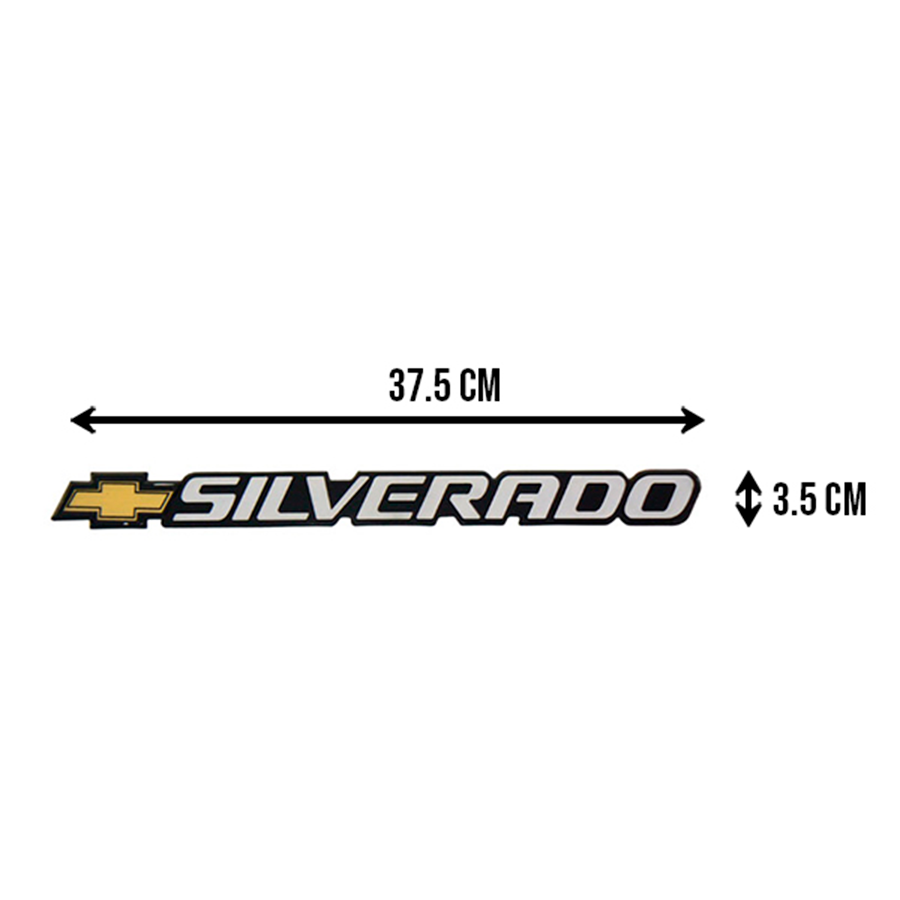 LETRAS SILVERADO CHEV PU 99-06 CROMO