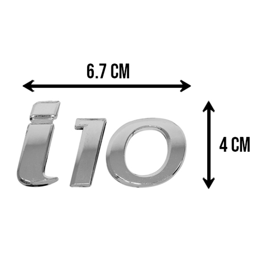 LETRAS i10 CROMO