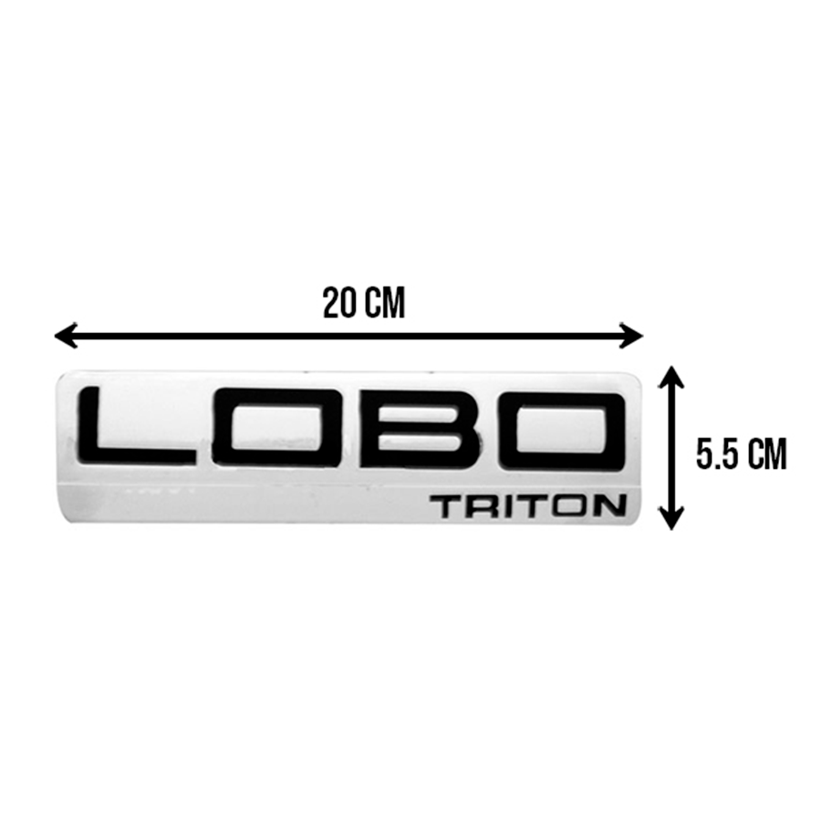 LETRAS LOBO TRITON LOBO 04-08 CROMO