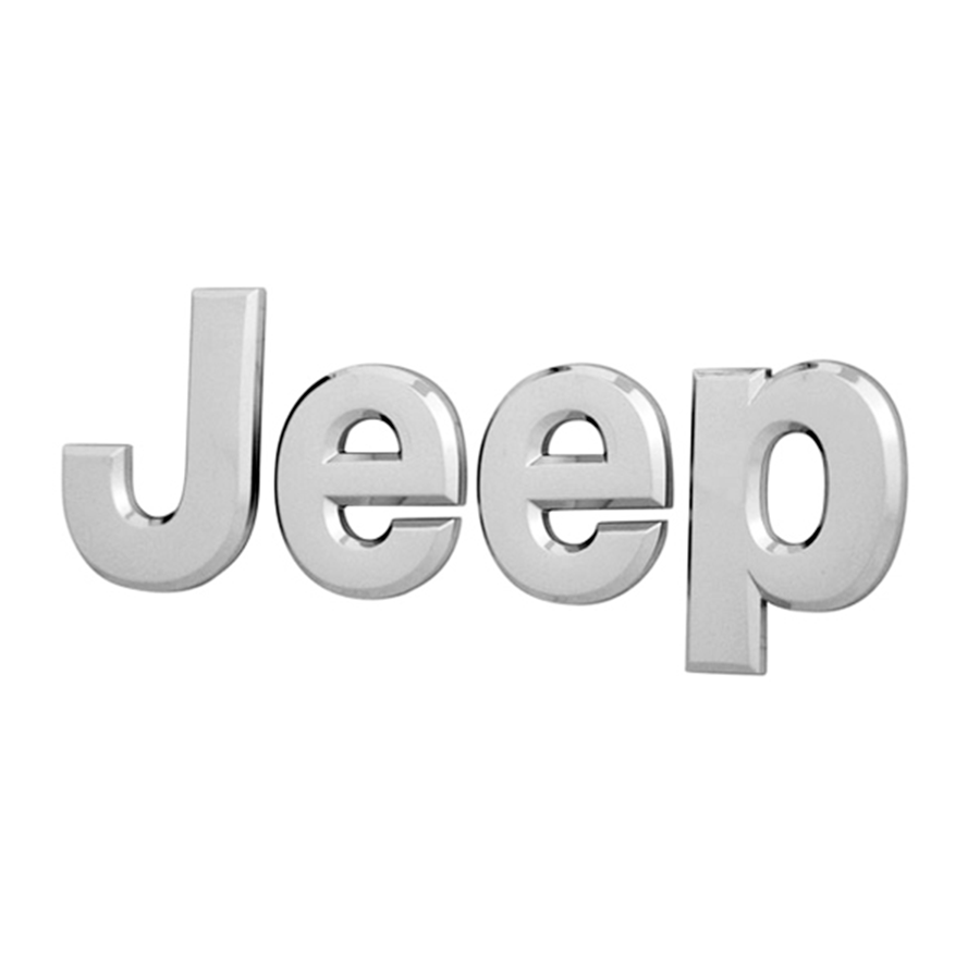 LETRAS JEEP PATRIOT, LIBERTY, GRAND CHEROKEE 05-10 CROMO CHICO