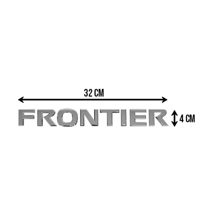 LETRAS FRONTIER 15-17 PLANA CROMO