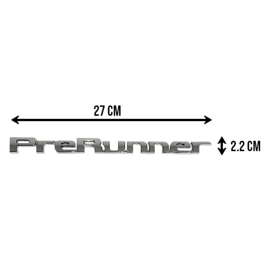 LETRAS PRERUNNER TACOMA 07-14 CROMADAS