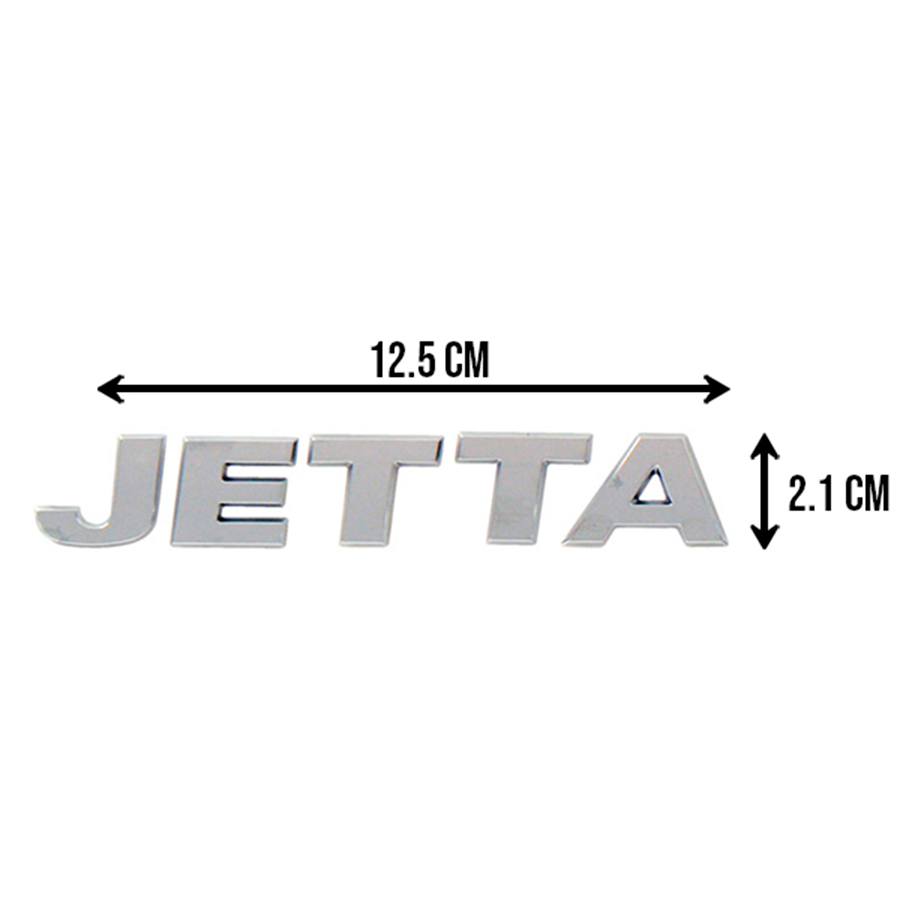 LETRAS JETTA 2011 CROMO