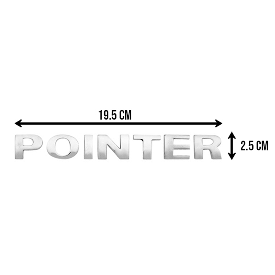 LETRAS POINTER CROMO