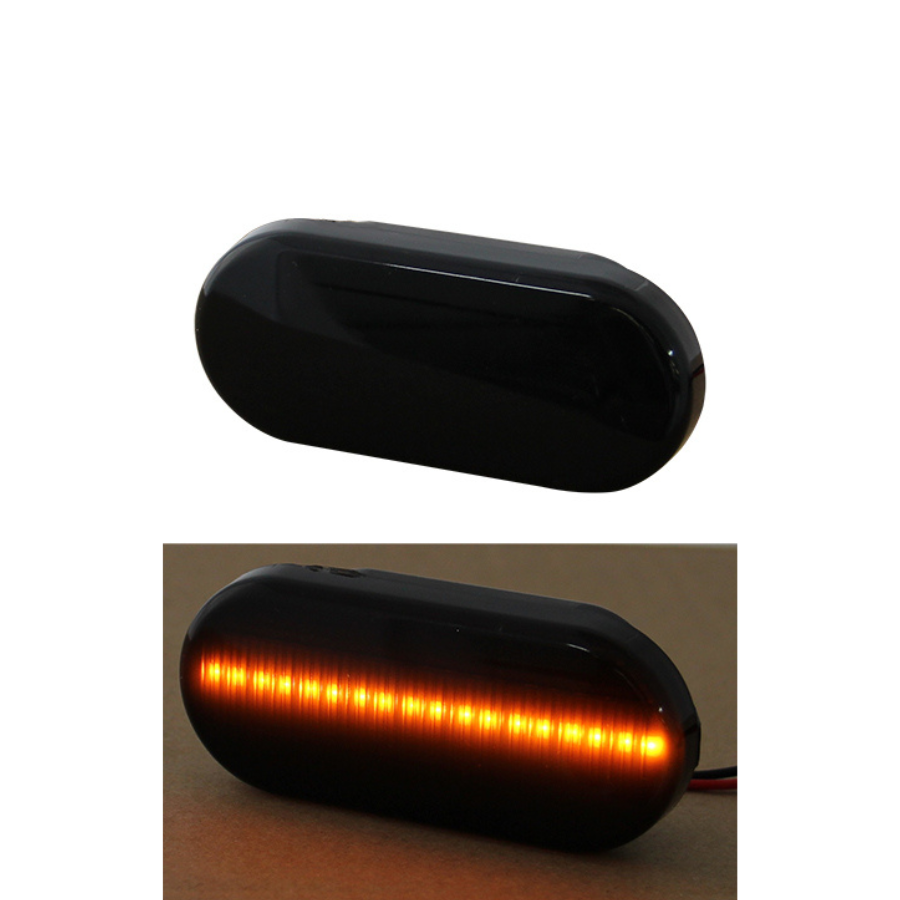 CUARTO LATERAL JETTA 99-09 LED SECUENCIAL AMBAR MICA HUMO