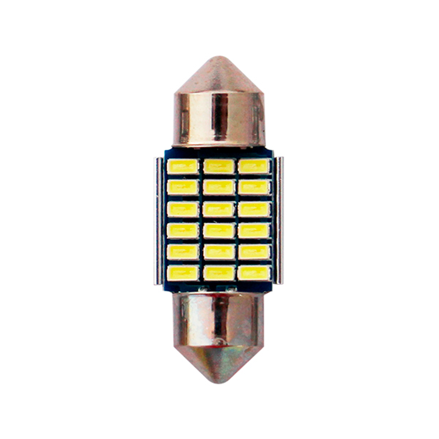 FOCO INTERIOR 31MM 18 LED CAMBUS BLANCO