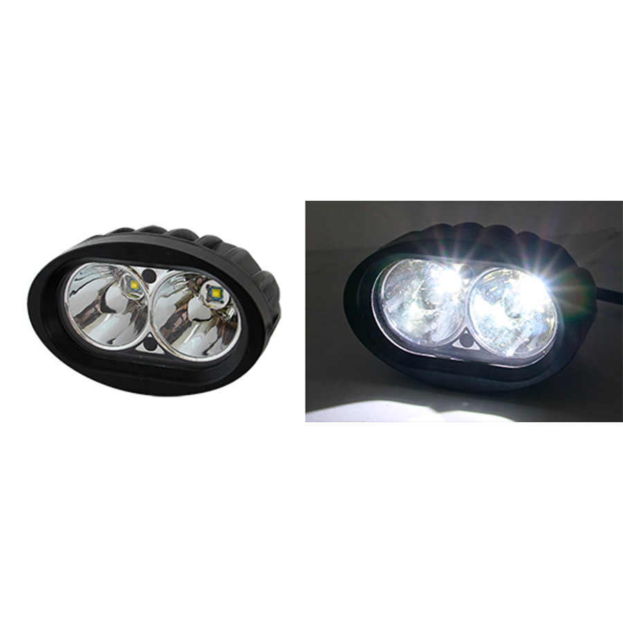 FARO DE NIEBLA 2 LED CON ESTROBO BLANCO