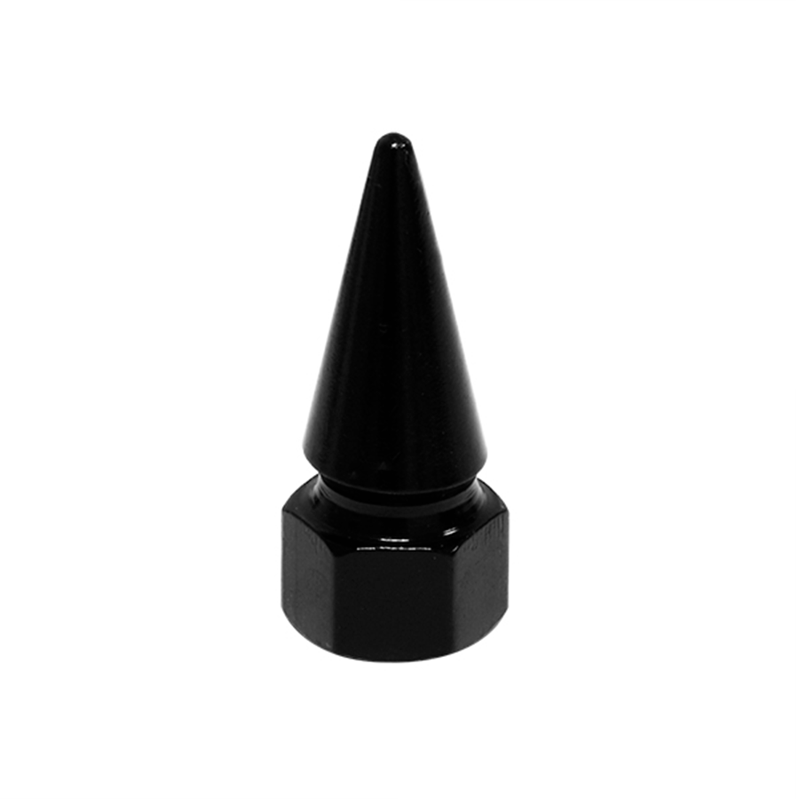 TAPON DE VALVULA ALUMINIO 30 MM NEGRO BOLSA CON 4 PZAS