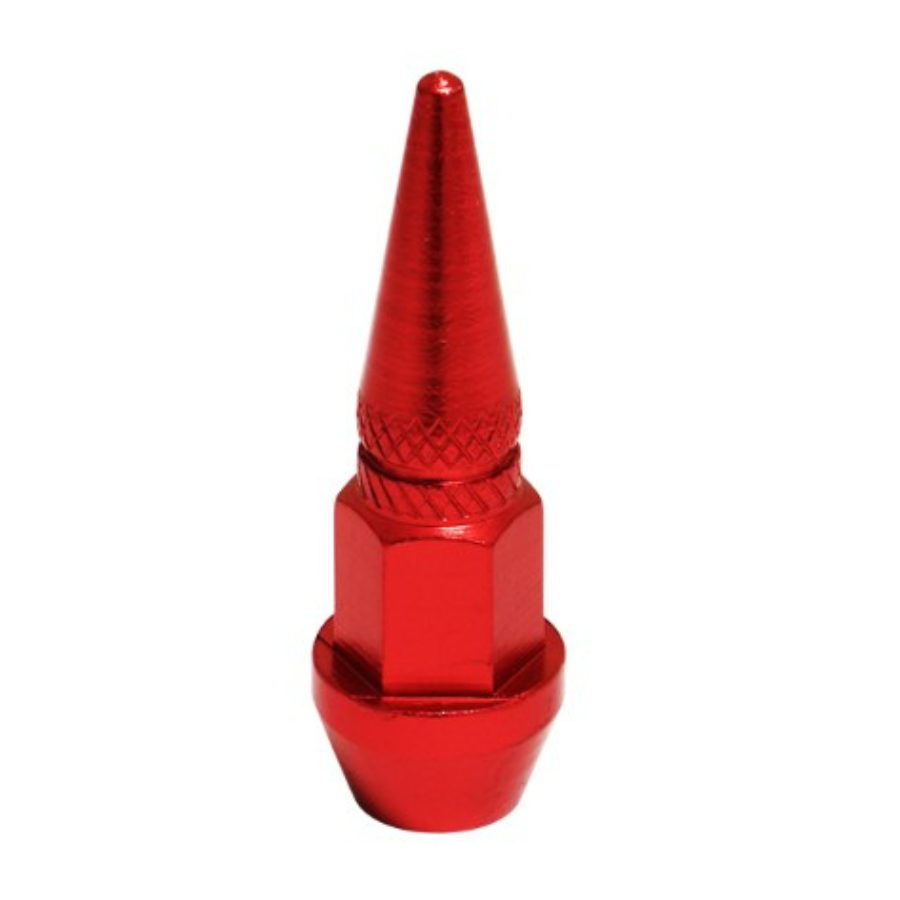 TAPON DE VALVULA ALUMINIO 45 MM ROJO
