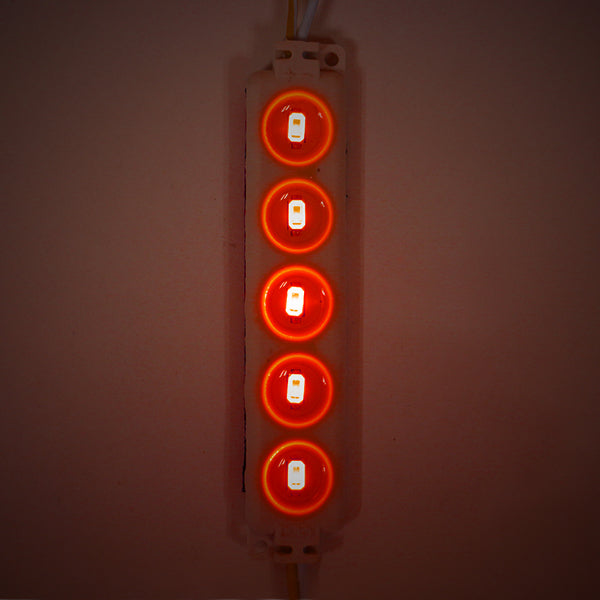 MODULO DE 5 LED 5630 TECNOLOGIA COB ROJO