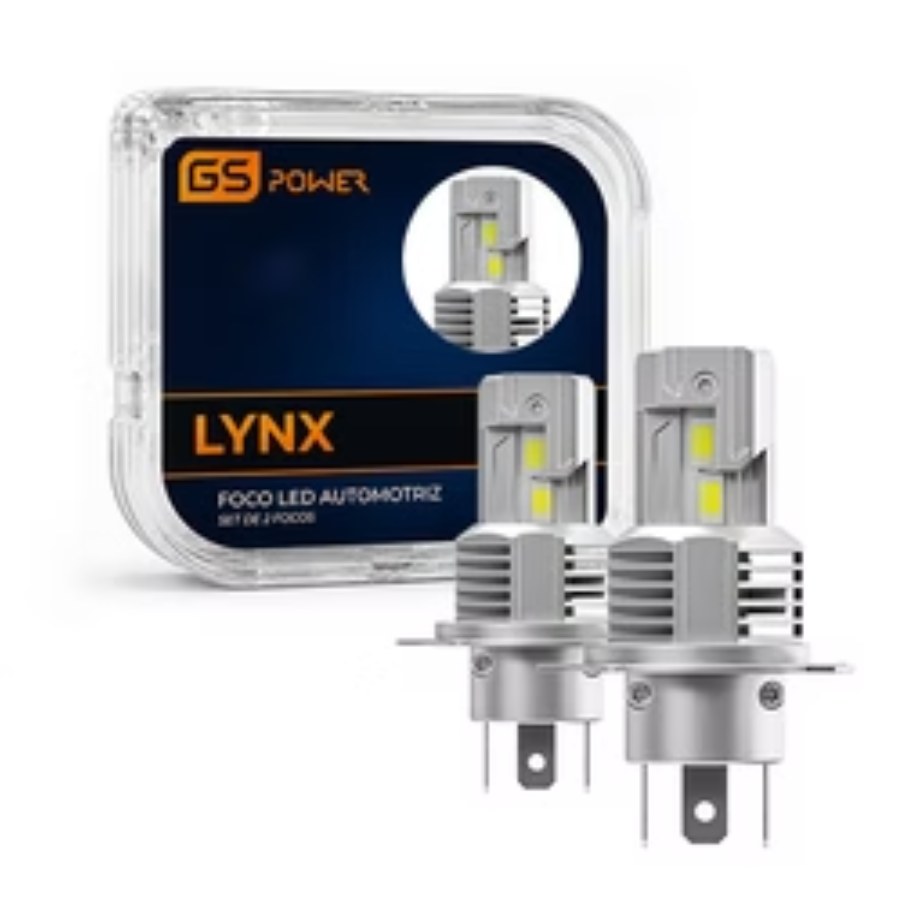 FOCO LED GS POWER LYNX H4 80W 8,000LM 6500K
