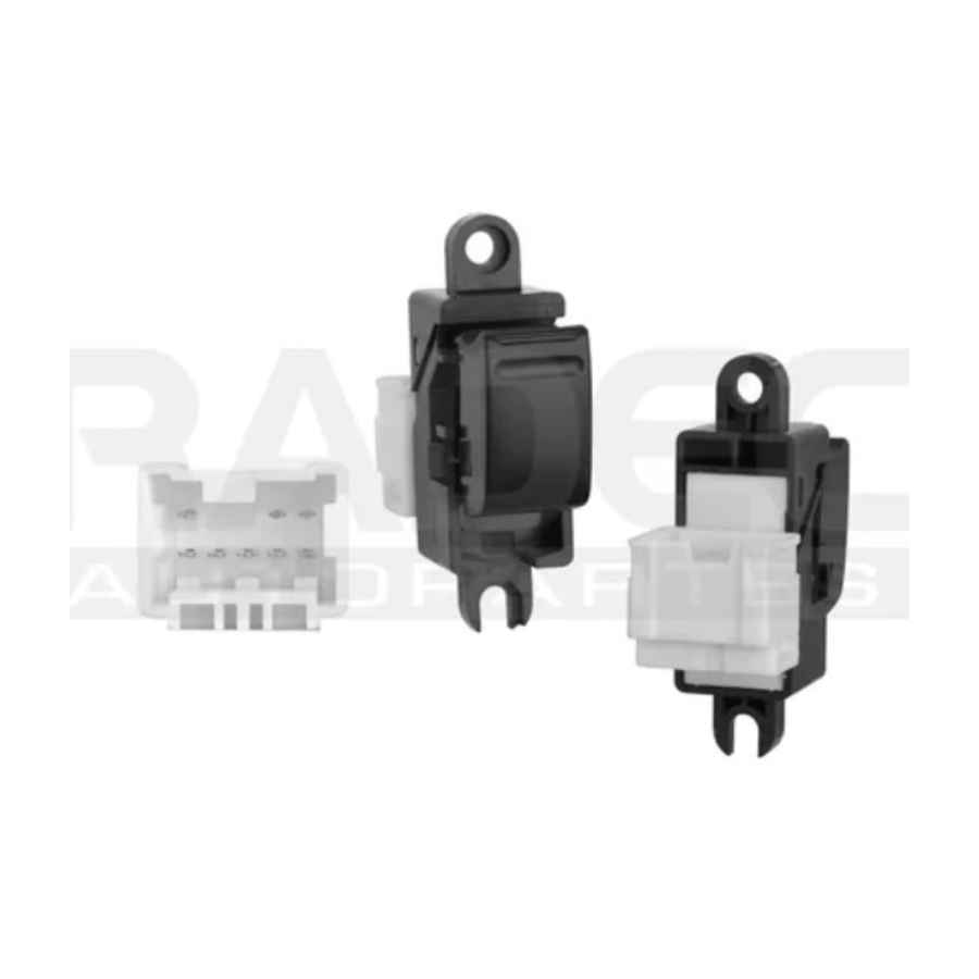 CONTROL CRISTAL NS X-TRAIL 02-07 6 PINS 1 TECLA NEGRO 12VCC DELANTERO DER MANJ