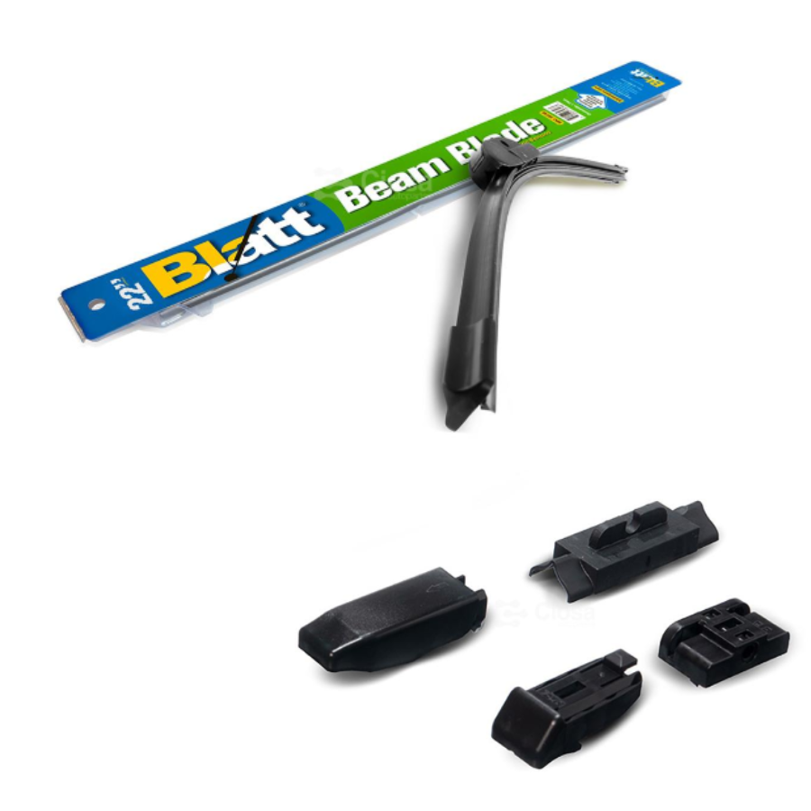 Pluma limpiaparabrisas blatt beam blade hule natural grafitado 22" blíster 1 pieza