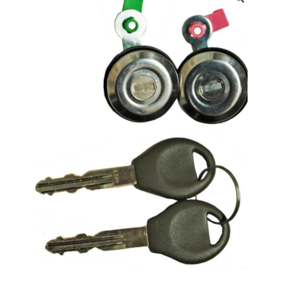 CILINDRO CHAPA PUERTA NISSAN PU D22 08-15 JUEGO DE 2 T154
