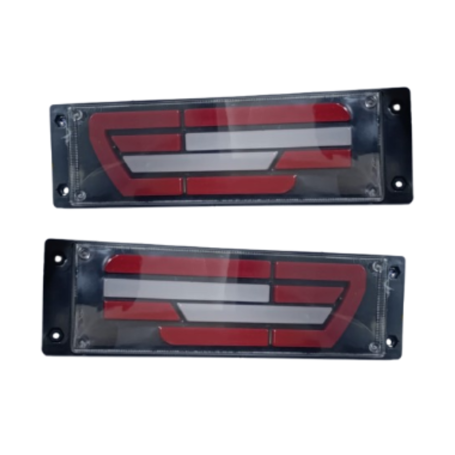 JGO CALAVERA LUZ LED LINEAS HORIZONTAL T/ESTACAS 35.5 CM