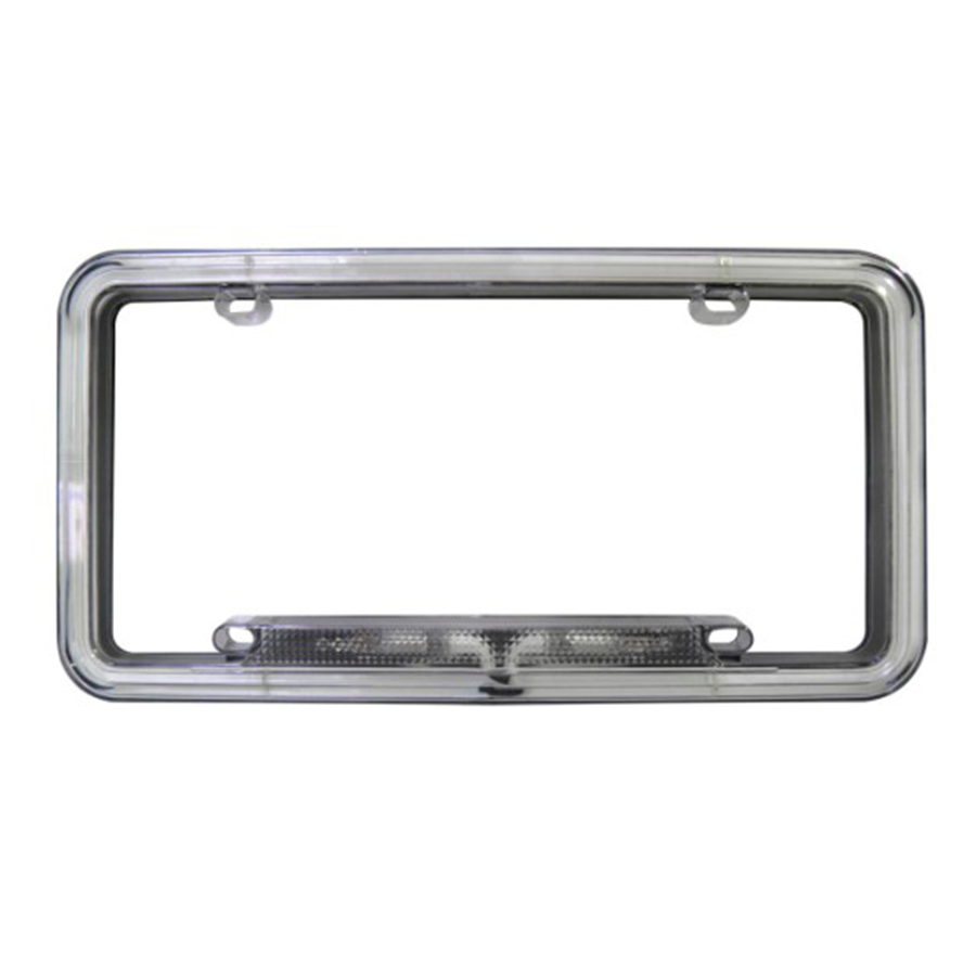 PORTA PLACA C/LUZ NEON BLANCO